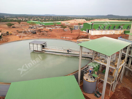 Myanmar 200t/d heap leaching of gold project